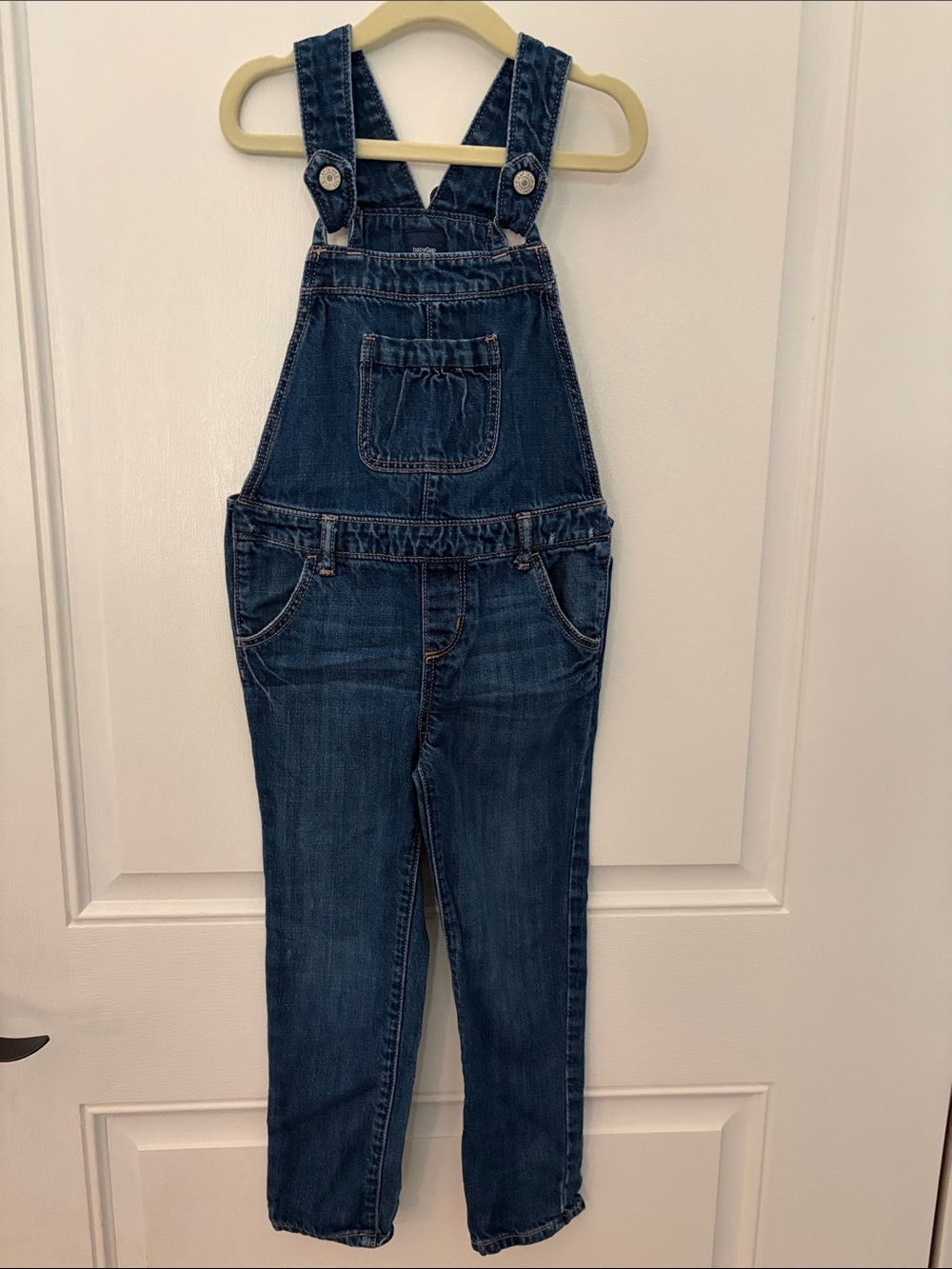 Baby GAP 5T Dark Blue Denim Kids Overalls